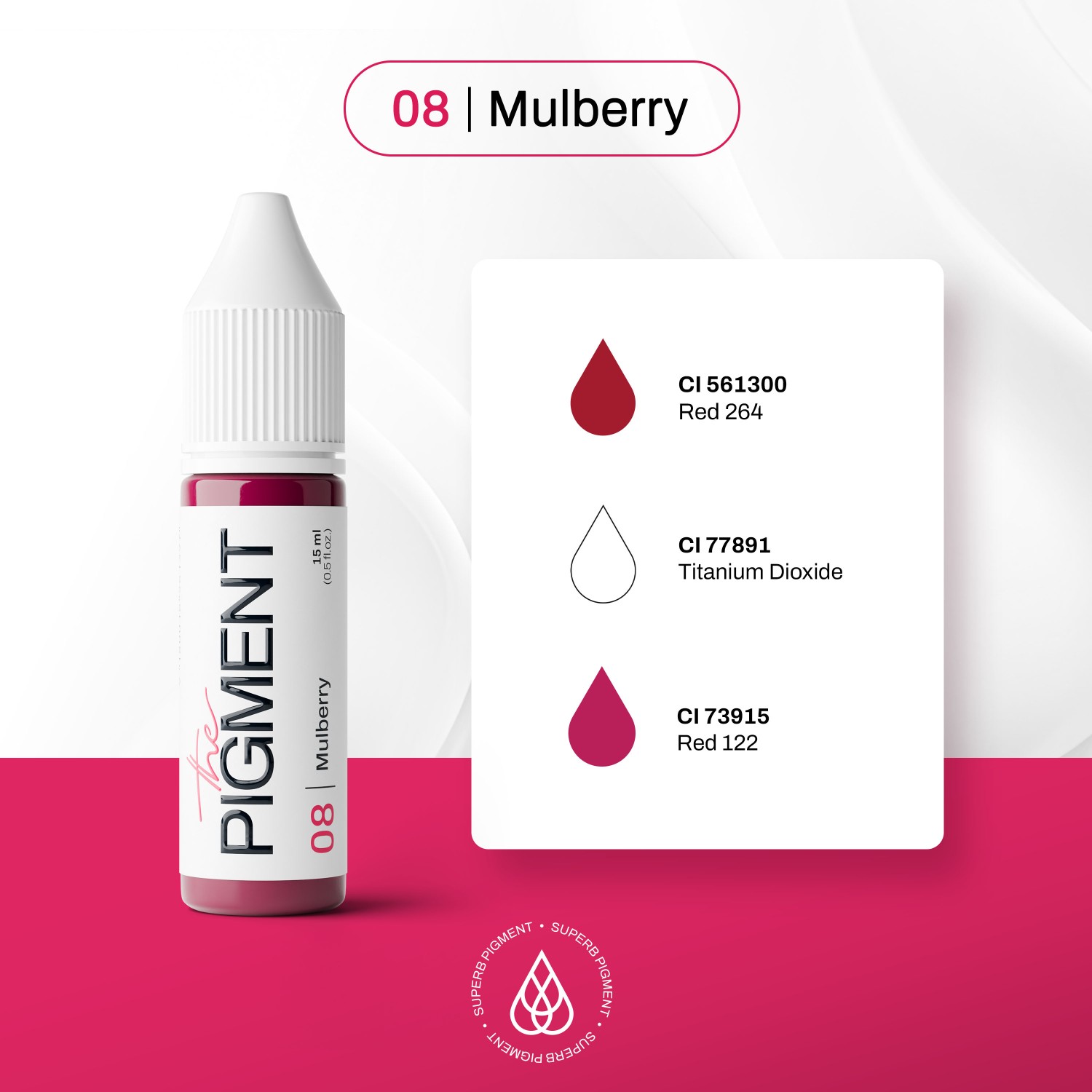 THE PIGMENT ტუჩის პიგმენტი Mulberry მლ.